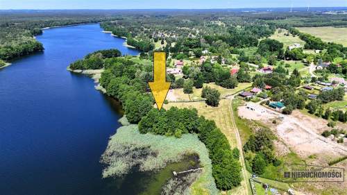 Dostęp do jeziora Dołgie, ok. 65 m linii brzegowej