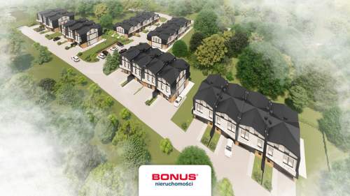 Szeregówka z garażem w bryle 113,68m2