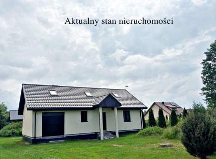 Nowy, parterowy dom poddasze-na działce 1000 m2