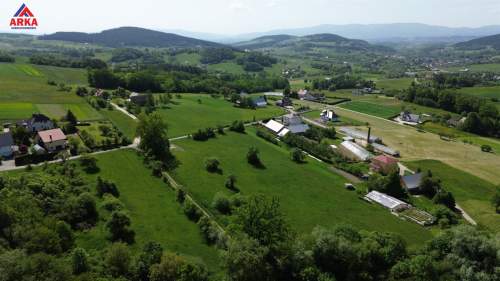 Widokowa działka z WZ   południowy stok, panorama