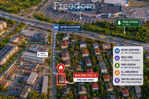 Dom wolnostojący Wola 120 m do metra Ulrychów