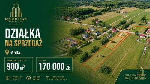 Działki z WZ Gniła 15min od Białegostoku