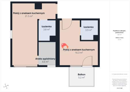 NOWE 2 POKOJOWE 49M2 - BEZ PCC I PROWIZJI