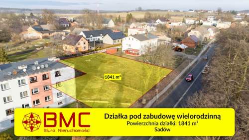 Działka pod zabudowę wielorodzinną 18a Sadów