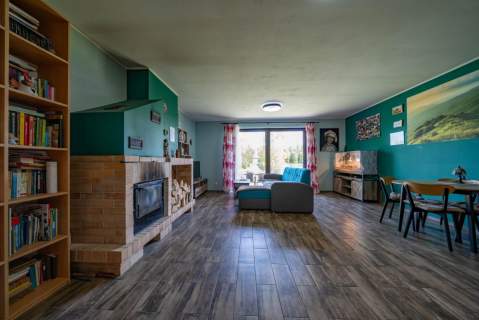 Jedyny bungalow w Tuchomiu kominek, duży ogród