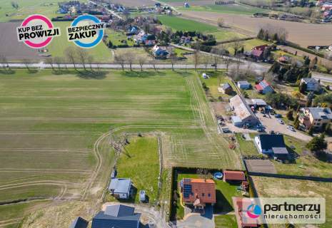 Działka budowlana 1067m2 w Stegnie, prąd woda