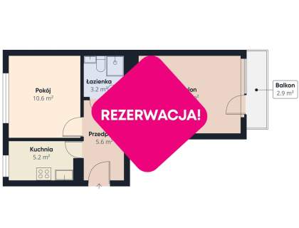 Mieszkanie 2-pokojowe 40 m2 z balkonem i piwnicą