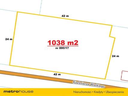 Działka 1038 m - Las - gotowe przyłącze prądu