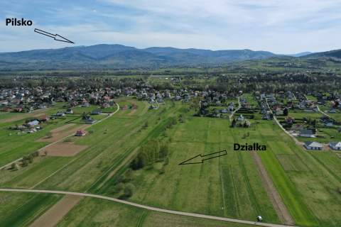 Działka z widokiem na panorame gór, Lipowa, Żywiec