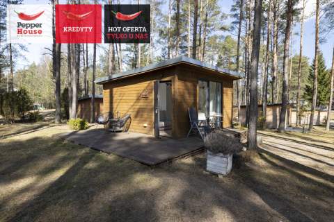 Jezioro Garczyn działka z 4 domkami po 20,45m2
