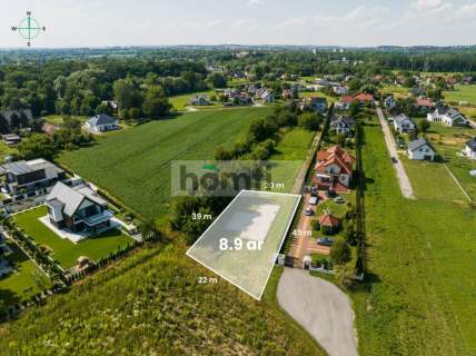 Działka budowlana na sprzedaż, 890 m2, Kraków