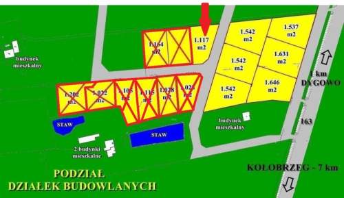 Dygowo działka pod budowę domu jednorodzinnego