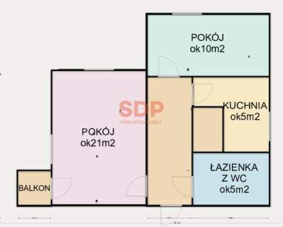 Dwa pokoje na Grabiszynie