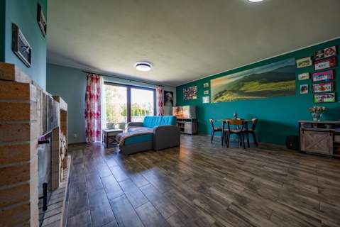 Jedyny bungalow w Tuchomiu kominek, duży ogród