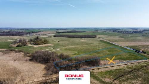 Działka z linią brzegową jeziora Białego