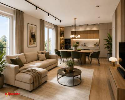 4 pokoje 73,40 m Balkon 9,60 m Rynek pierwotny