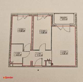 3 pokoje, nowe budownictwo, balkon, przy Uniwersytecie