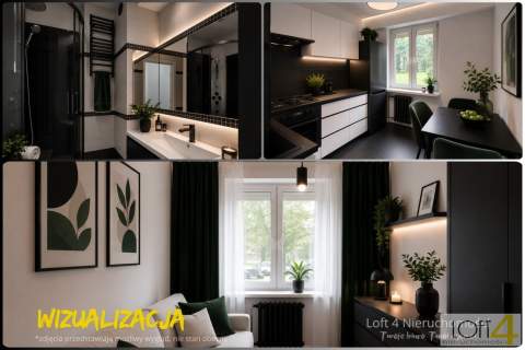 Ciche mieszkanie na parterze wśród zieleni - 60 m2