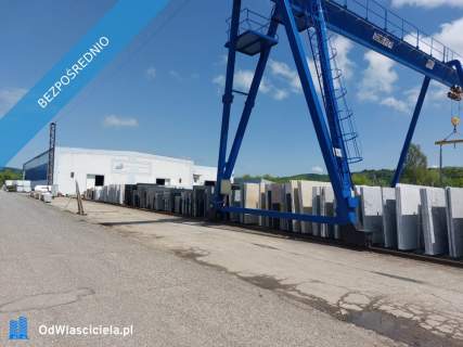 Teren inwestycyjny 2,56 ha z halami produkcyjnymi Frysztak