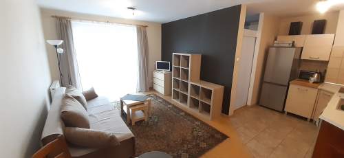 kawalerka sypialnia balkon al Kromera