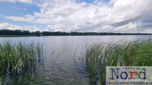 Działka z linią brzegową jeziora Gaładuś
