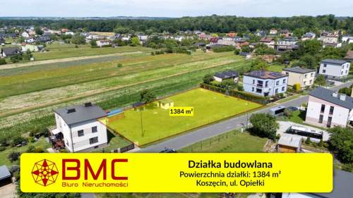 Działka budowlana Koszęcin, ul. Opiełki 1384m2