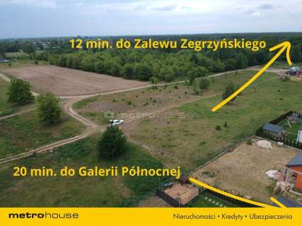 Legionowo działka 800 m pod dom/bliźniak, MN1