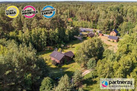 1,5 ha Bory Tucholskie Dom całoroczny 2 domki 