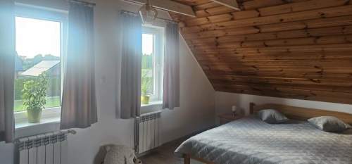 Uroczy nowy dom z kominkiem na Kurpiach