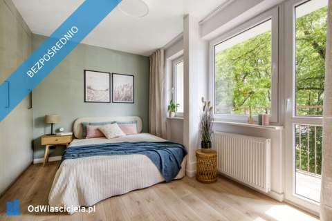 3 pokoje 47,4 m po generalnym remoncie 2 balkony duże okna