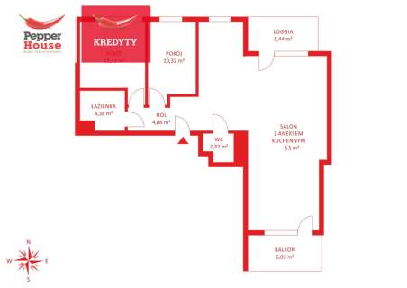 Apartament 90 m , 2 balkony, widok na Zatokę