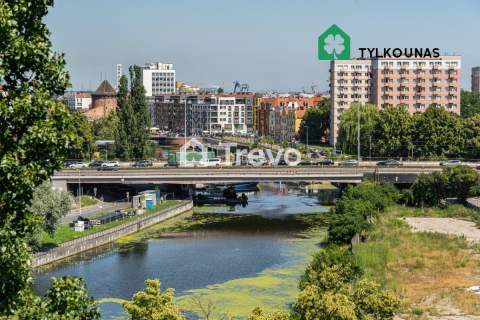 Widok na Motławę - 550m od mostu Stągiewnego