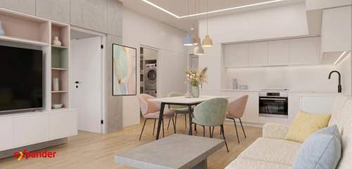 3 pokoje 64m2 Duży balkon 10m2 Nowoczesne Mieszkanie Bez