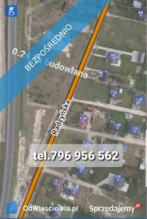 Dzialka budowlana 24ary Rzeczyca Miedzyrzec Podlaski Radzynska...