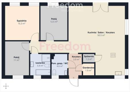 Nowoczesny, energooszczędny dom 106 m2 - Rzeplin