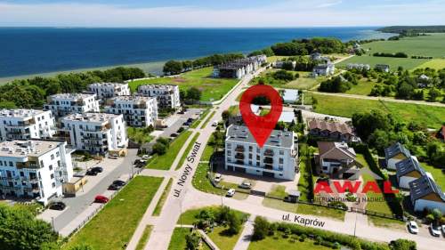słoneczny apartament 180 m od linii brzegowej