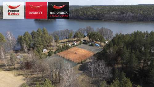Jezioro Garczyn działka z 4 domkami po 20,45m2