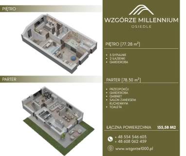 Dom233 mWzgórze MillenniumGarażDziałka 596m2