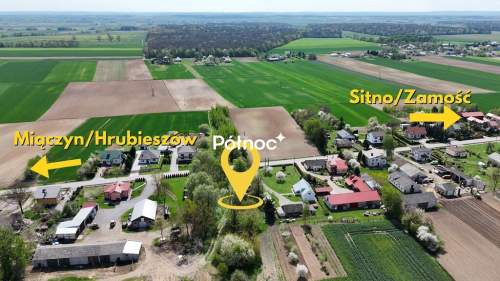 Działka 0,25 ha z mediami cisza, zieleń, potencjał