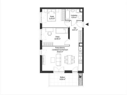 Apartament Premium, 3 Pokoje, Mokotów
