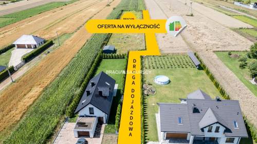 Ogrodzona działka 917m2 Glinik