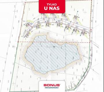 5ha ze stawem i projektem 12 domków