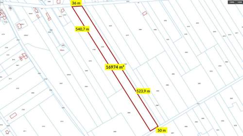 Działka budowlano rolna Woźniki 16974m2