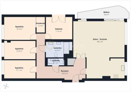 5 pokoi 130 m2 przy Park Szczęśliwicki garaż