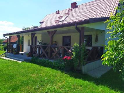 Dom bezpośrednio nad jeziorem Mamry własny pomost