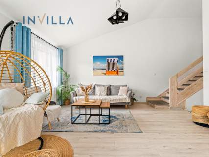 Apartament 3 pokoje 86m2, balkon widok na las Hel