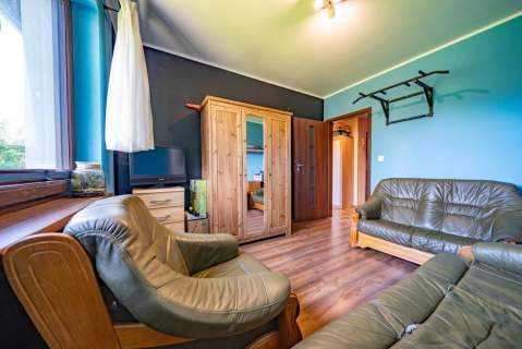Jedyny bungalow w Tuchomiu kominek, duży ogród