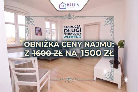 Dwa pokoje na wynajem - ścisłe centrum Stargardu