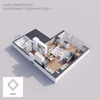 Dwupoziomowy apartament Poligonowa