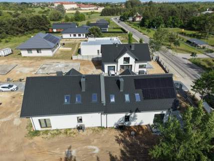Bliźniak w stanie deweloperskim z Pompą Ciepła